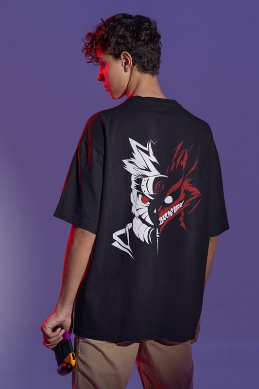 Naruto Anime Style Oversized T-Shirt