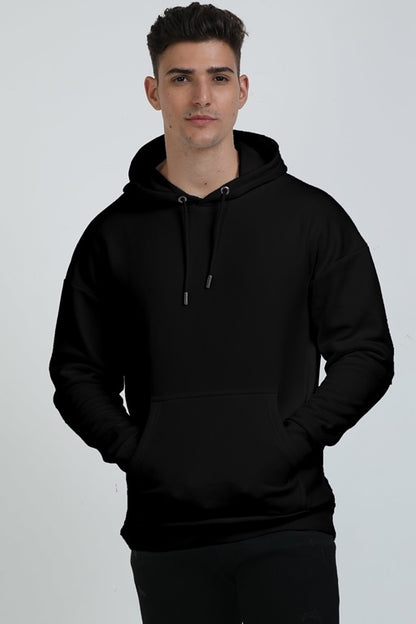 SON GOKU Abstract Printed Oversized Hooded Sweatshirt