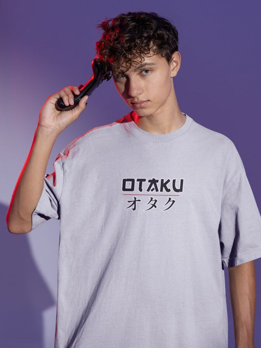 OTAKU Oversized Printed T-Shirt