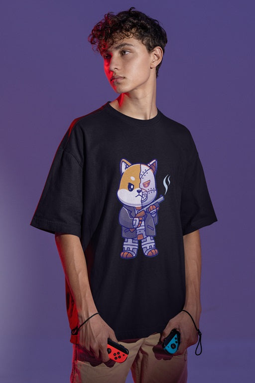 Angry Vybe Oversized Printed T-Shirt