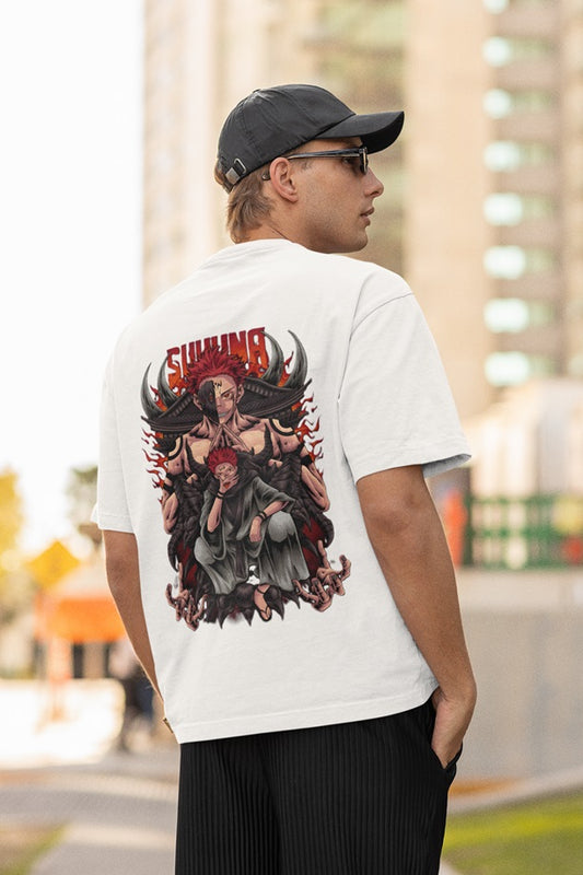Anime Oversized Printed T-Shirt