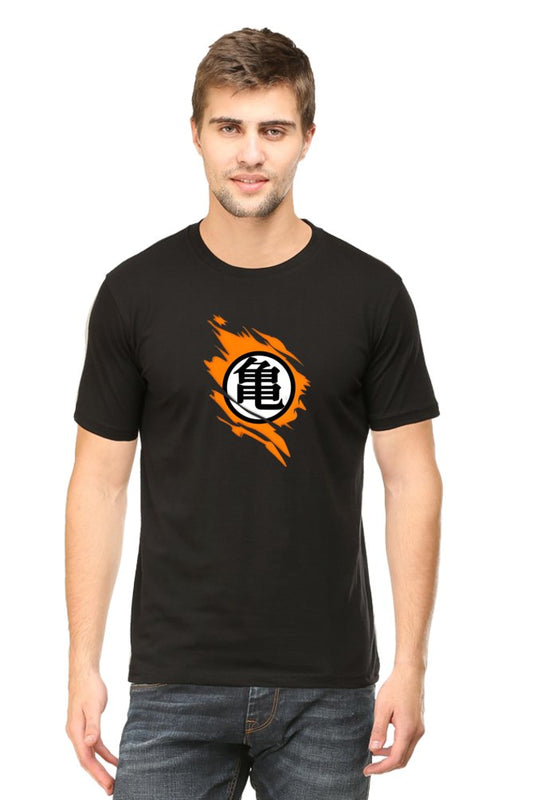 Dragon Ball Z Sign Regular Fit Printed T-Shirt - The Vybe Store