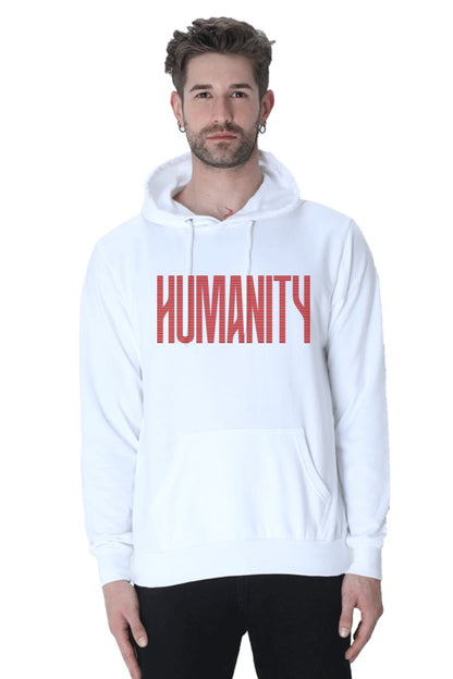 Humanity Printed Hooded Sweatshirt - The Vybe Store