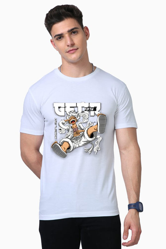 Luffy Gear 5 Premium Printed Supima T Shirt - The Vybe Store