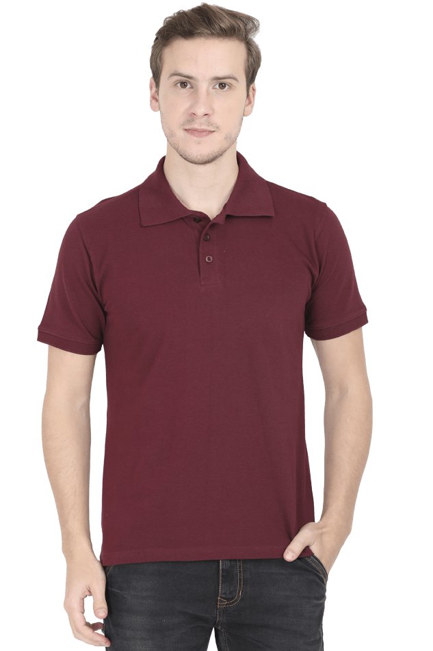 Male Polo Half Sleeve T-Shirt - The Vybe Store