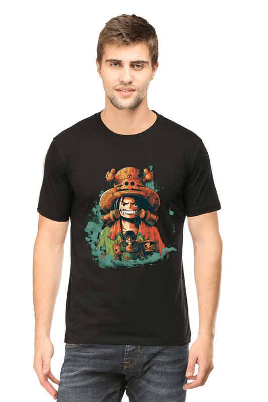 One Piece Luffy Regular Fit Printed T-Shirt - The Vybe Store