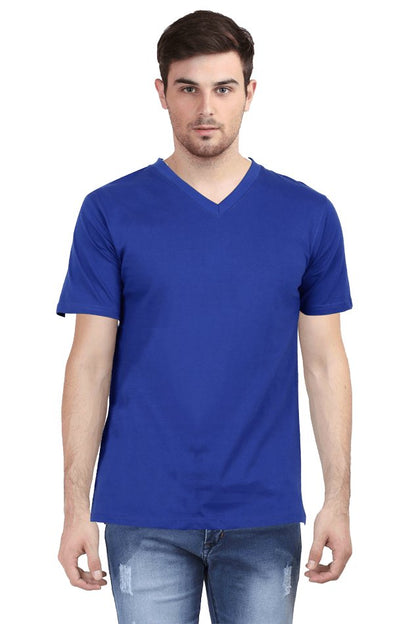 Vneck Half Sleeve T-Shirt - The Vybe Store