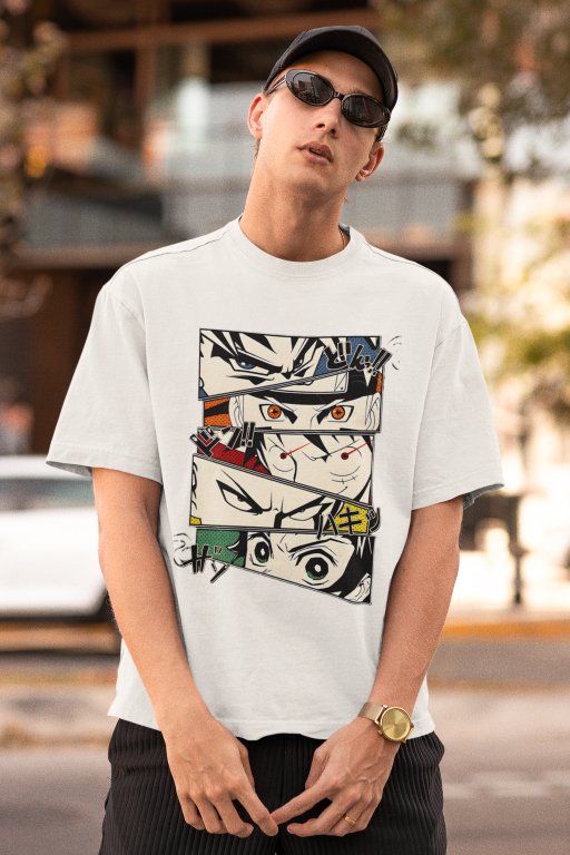 You Can See Oversized Printed T-Shirt - The Vybe Store