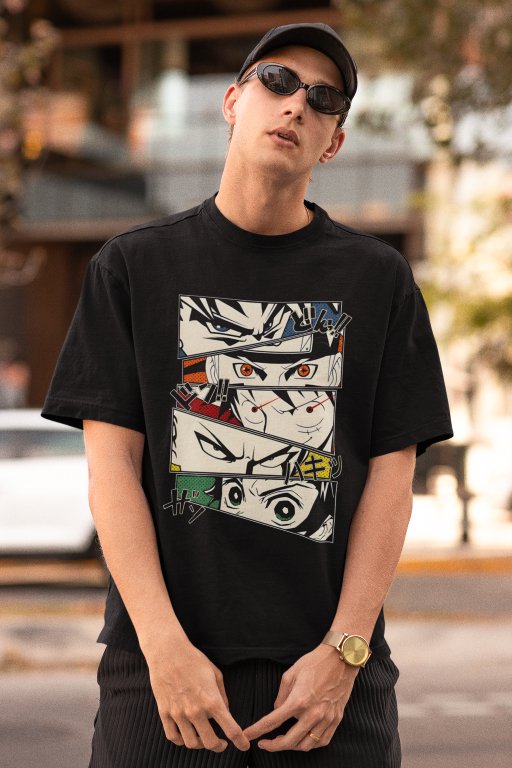 You Can See Oversized Printed T-Shirt - The Vybe Store