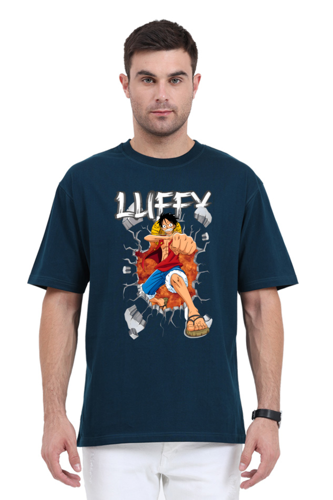 Luffy Oversized Premium Printed T-Shirt